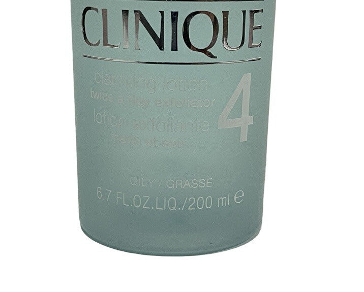 Clinique Clarifying Lotion 4 Twice a Day Exfoliator Oily Skin 6.7oz/200ml NEW2