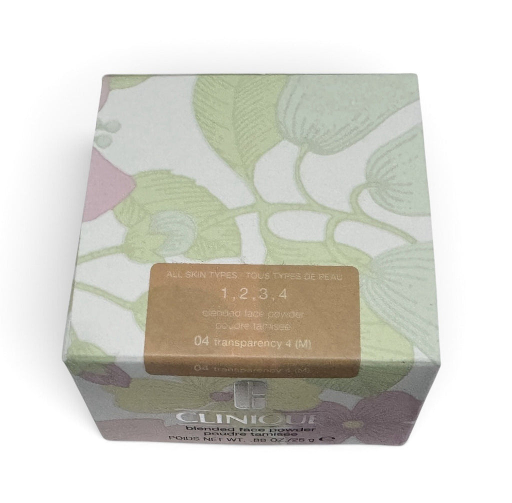 CLINIQUE Blended Face Powder ~ 04 Transparency 4 0.88oz/25g NEW IN BOX4