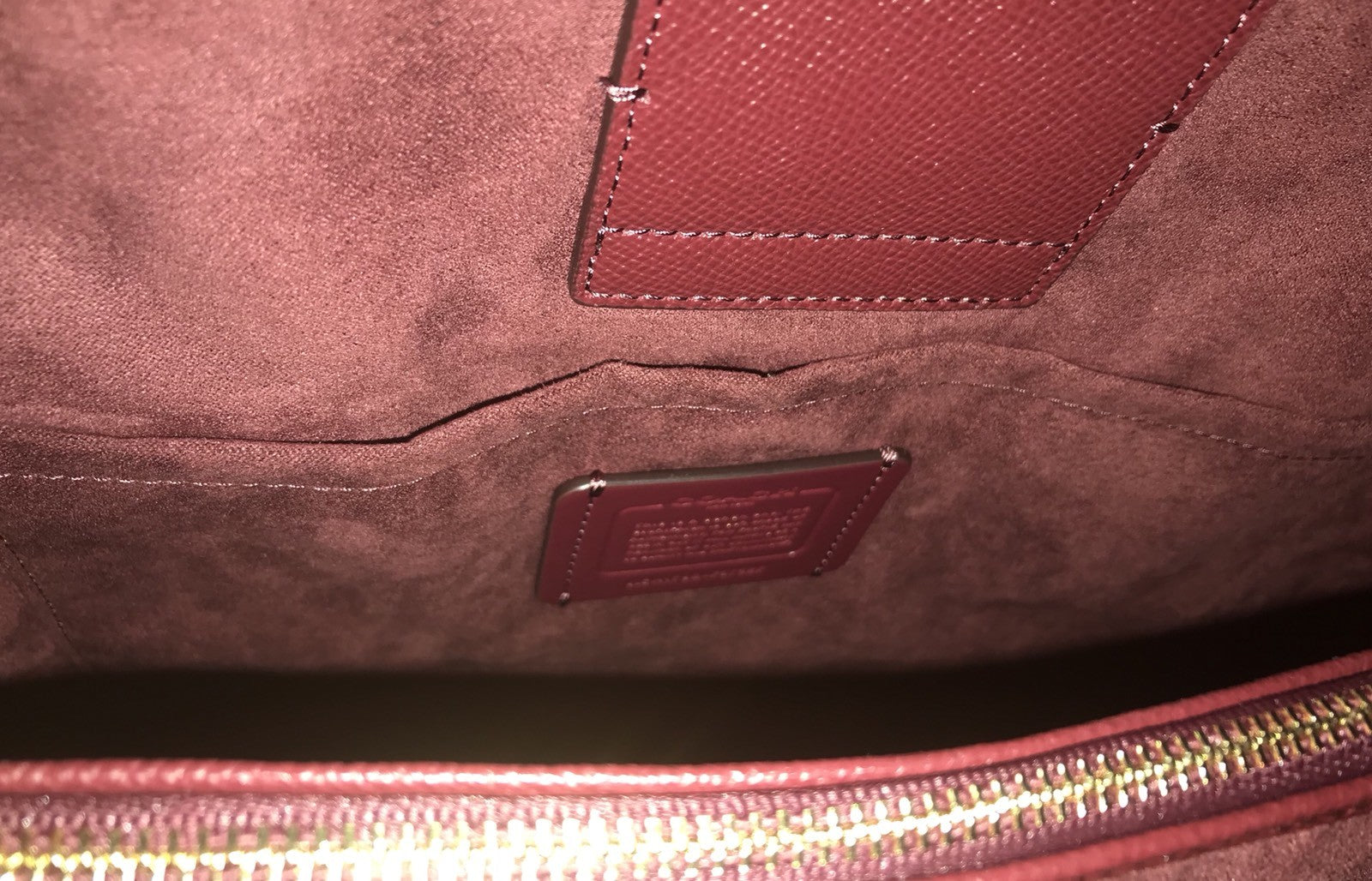 Coach Small Margot Carryall Crossgrain Leather F57527 Satchel Crossbody Bag NWT6