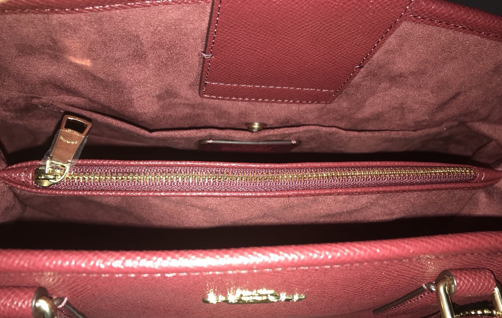 Coach Small Margot Carryall Crossgrain Leather F57527 Satchel Crossbody Bag NWT5