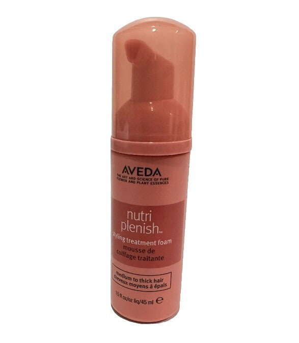 Aveda Nutriplenish Styling Treatment Foam 1.5 Oz Travel Sz Medium To Thick Hair0