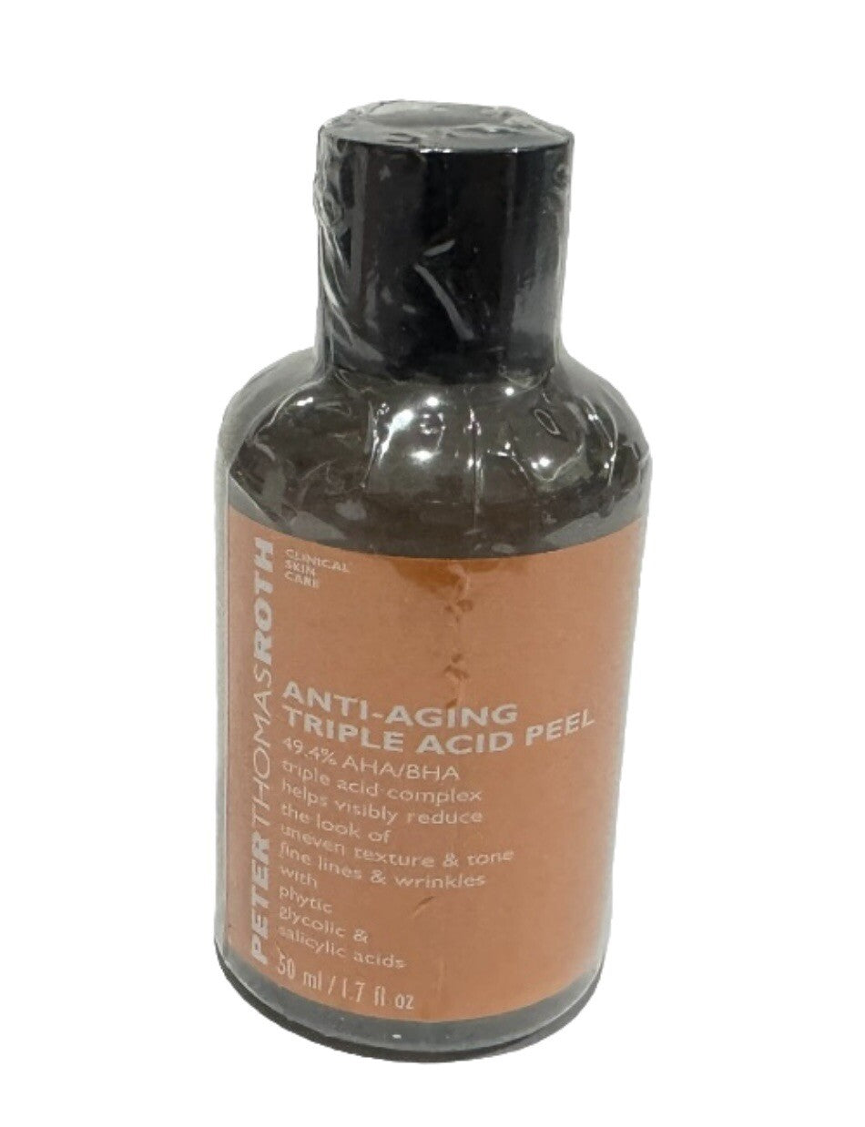 Peter Thomas Roth Anti-Aging Triple Acid Peel 1.7oz 50ml New In Box Sealed.3