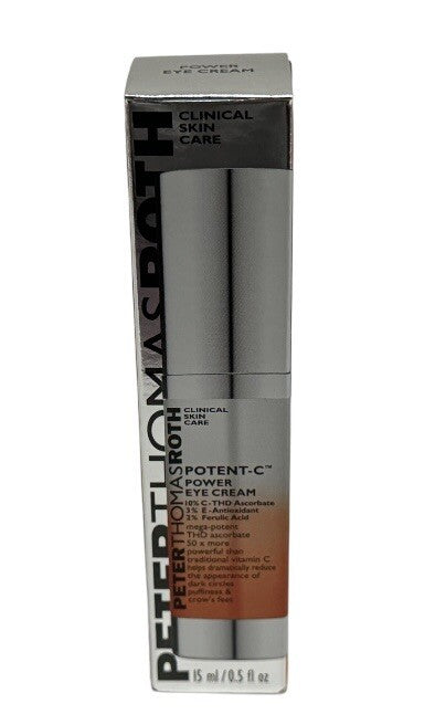 Peter Thomas Roth Potent- C Power Eye Cream .5oz $68 Value New In Box TSA1
