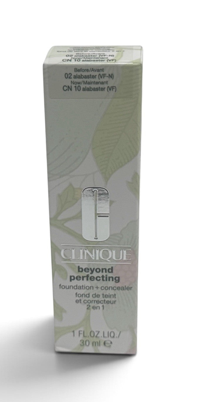 Clinique Beyond Perfecting Foundation + Concealer Albaster 1oz/30mL New In Box2
