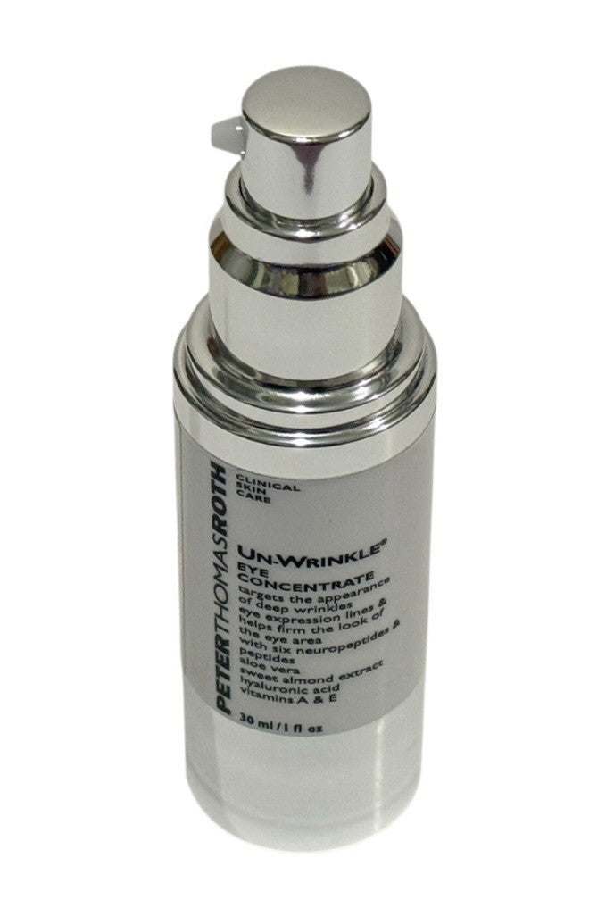 Peter Thomas Roth Un Wrinkle Eye Concentrate 1oz JUMBO Hyaluronic Acid Vit A & E2