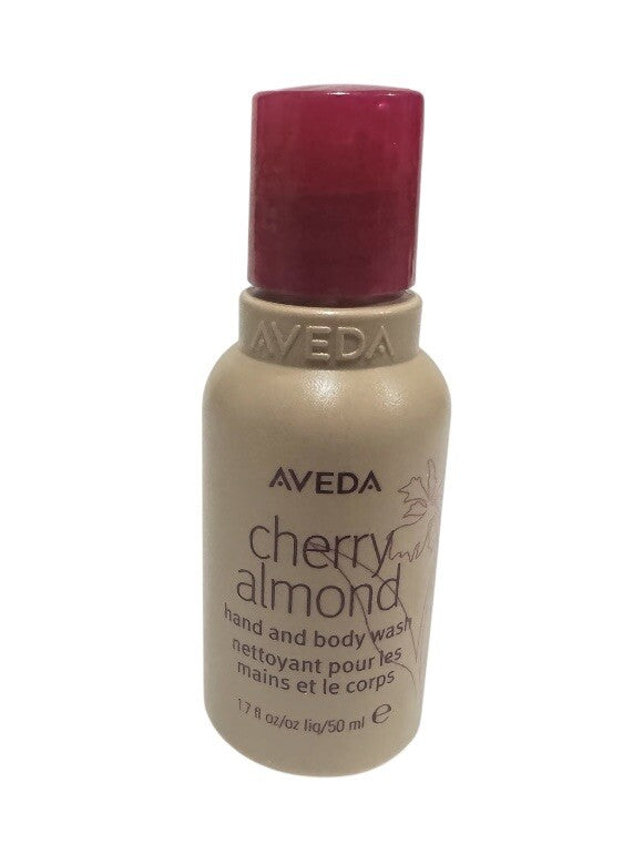 New Aveda Cherry Almond Hand And Body Wash + Lotion 1.7oz 50 mL Each Travel Size3