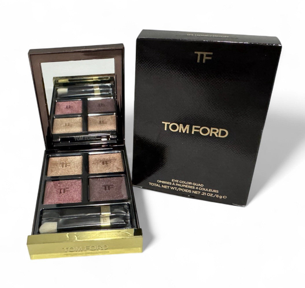 Tom Ford Eye Color Quad Eyeshadow Palette 04 Honeymoon Full Size 0.21oz/6g NIB0