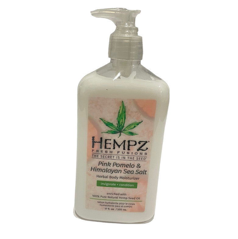 Hempz Pink Pomelo & Himalayan Sea Salt Herbal Body Moisturizer.  17oz New0