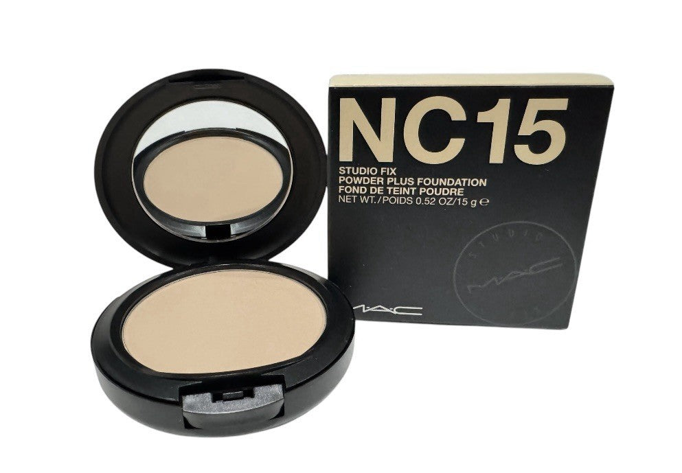 MAC Studio Fix Powder Plus Foundation - NC15  15g/0.52oz.  New In Box0