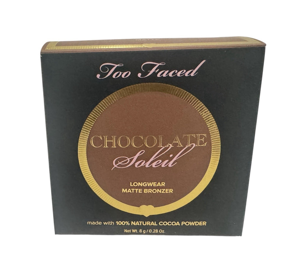 Too Faced Chocolate Soleil Matte Bronzer, Full Size 0.28oz/8g, New In Box2