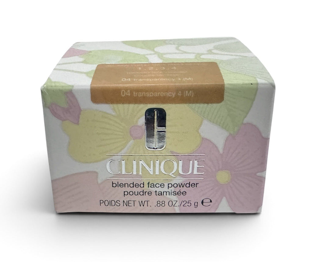 CLINIQUE Blended Face Powder ~ 04 Transparency 4 0.88oz/25g NEW IN BOX3