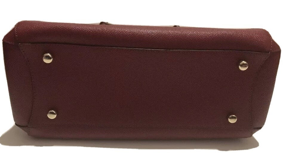 Coach Small Margot Carryall Crossgrain Leather F57527 Satchel Crossbody Bag NWT8