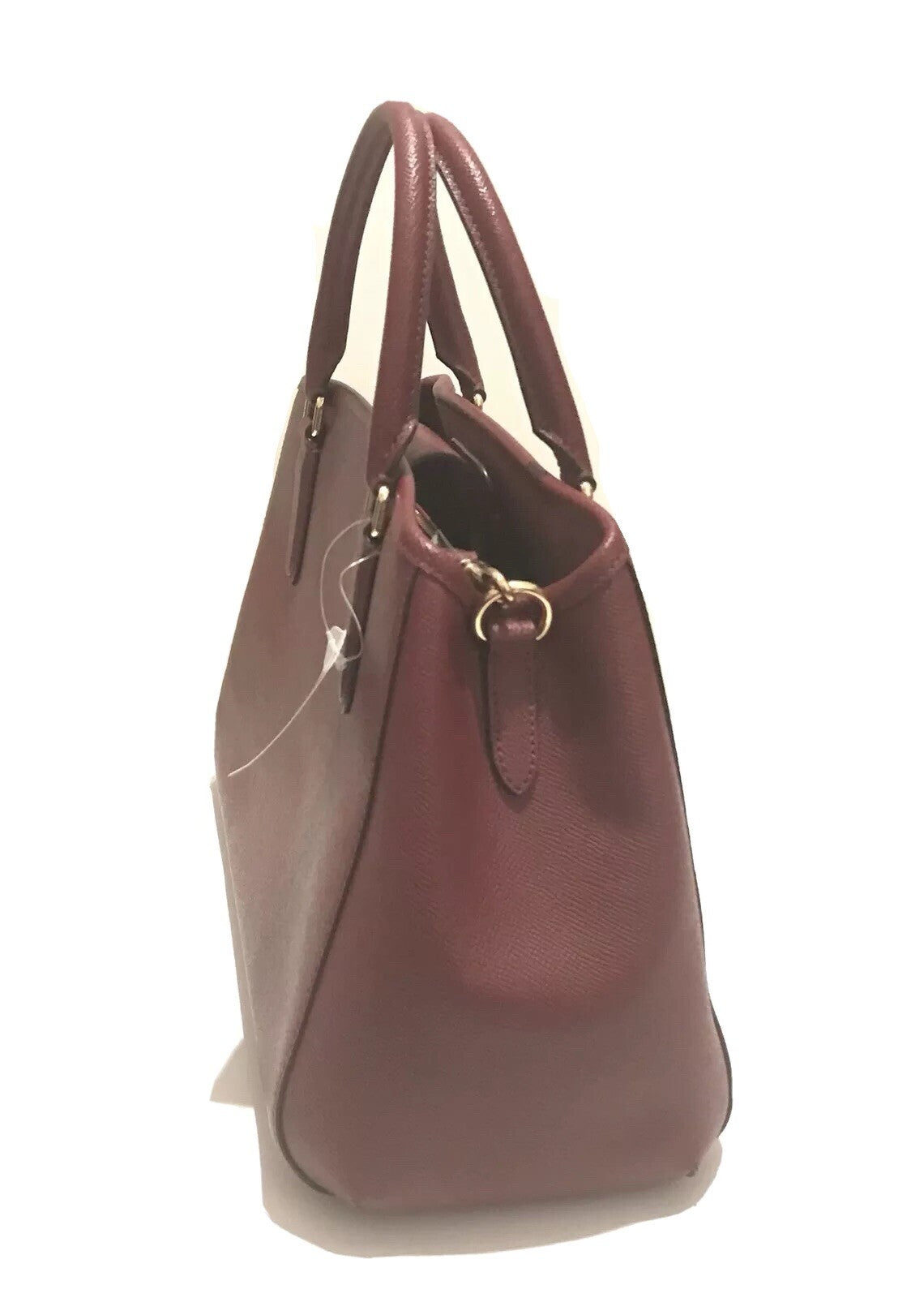 Coach Small Margot Carryall Crossgrain Leather F57527 Satchel Crossbody Bag NWT3