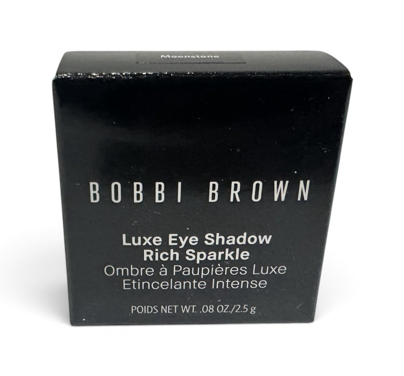 Bobbi Brown Luxe Eye Shadow Rich Sparkle MOONSTONE 0.08 Oz 2.5 g Full Size NIB2