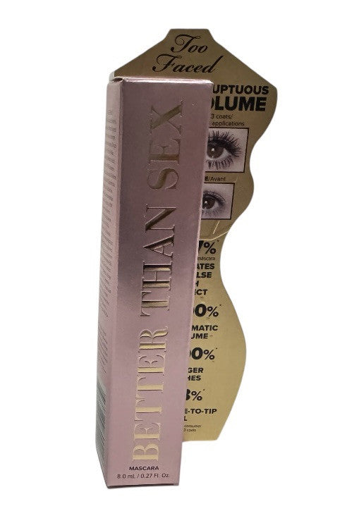 TOO FACED Better Than Sex Volumizing Mascara .27oz Full Size, Brand New Box2