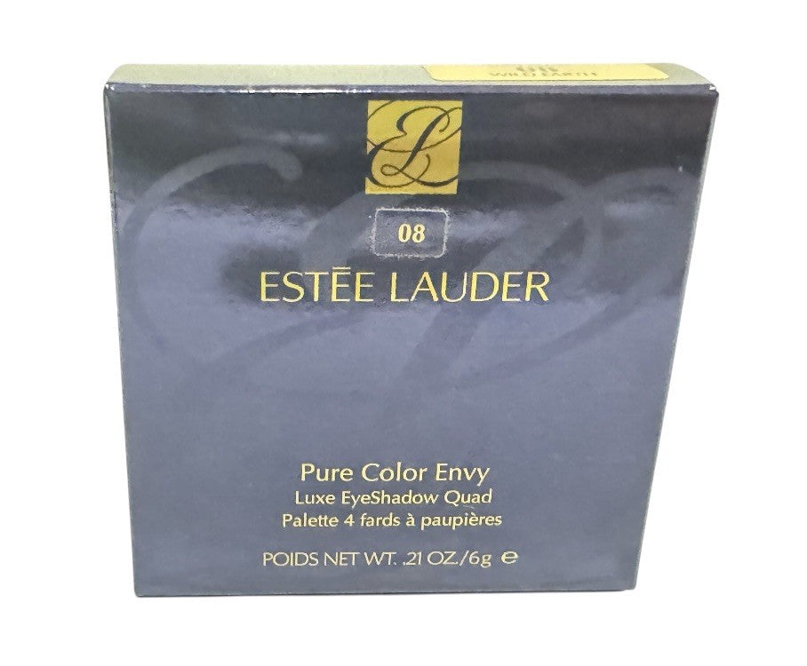 Estee Lauder Pure Color Envy Luxe Eye Shadow Quad, 08 Wild Earth, 0.21oz/6g, NIB5