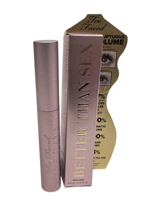 TOO FACED Better Than Sex Volumizing Mascara .27oz Full Size, Brand New Box0