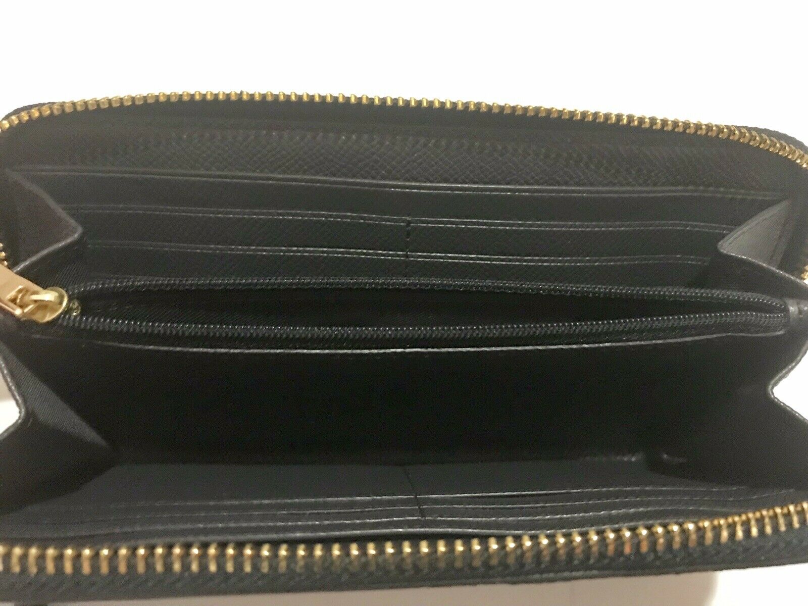 Coach F24413 RFID Accordin Zip Around Midnight Leather Wallet Wristlet New W/Tag - Image 5