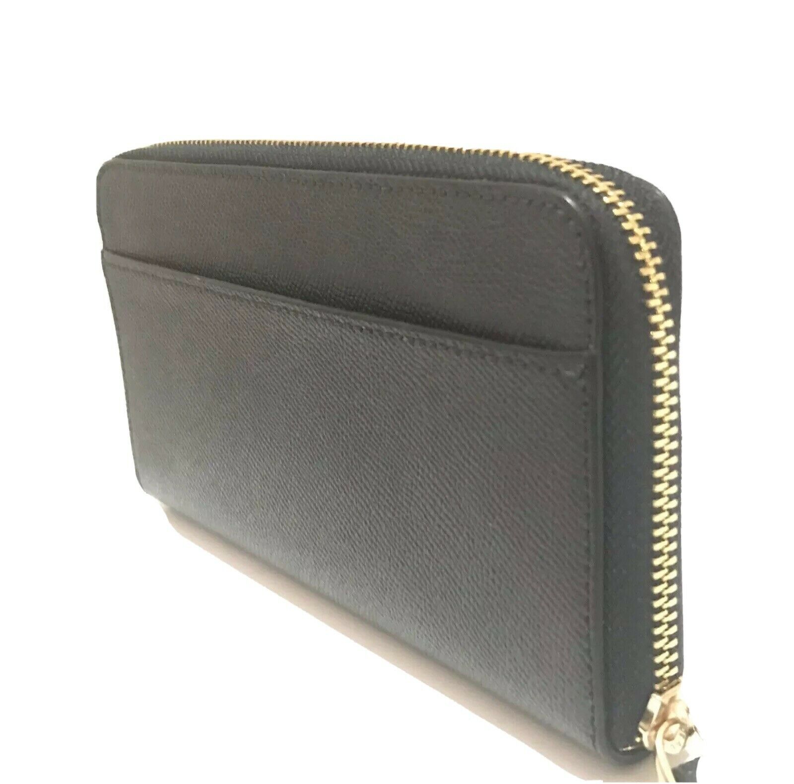 Coach F24413 RFID Accordin Zip Around Midnight Leather Wallet Wristlet New W/Tag - Image 6