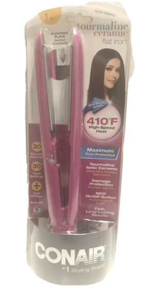 Conair-CS89PCS-Tourmaline-Ceramic-1-Flat-Iron-New-In-Box-254496303865