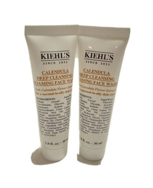 Kiehl's LOT OF 2 Calendula Deep Cleansing Foaming Face Wash 1oz Each  New