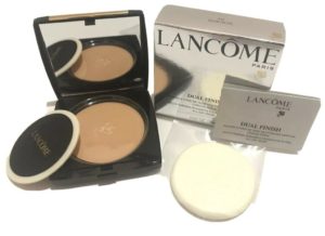 LANCOME ~ DUAL FINISH POWDER MAKEUP ~ # 345 SAND III (N) ~ 0.67 OZ BOXED