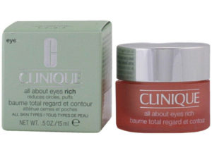 Clinique All About Eyes Rich Reduces Circles Puffs .5oz 15ml All Skin Types NIB