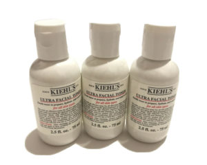 Kiehls Ultra Facial Toner For All Skin Types 2.5 Oz ,75 Ml X3